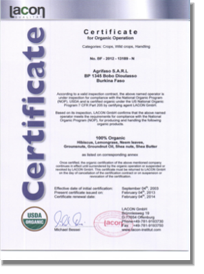 NOP Certificate